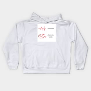 Heartbeat with Horses Kids Hoodie